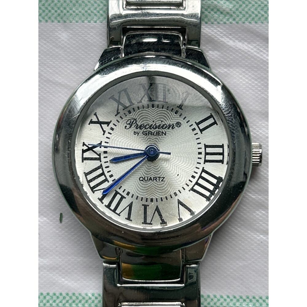 Precision By Gruen Silver Tone Women’s Quartz Watch